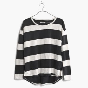 Madewell Setlist Pullover Top in Rugby Stripe